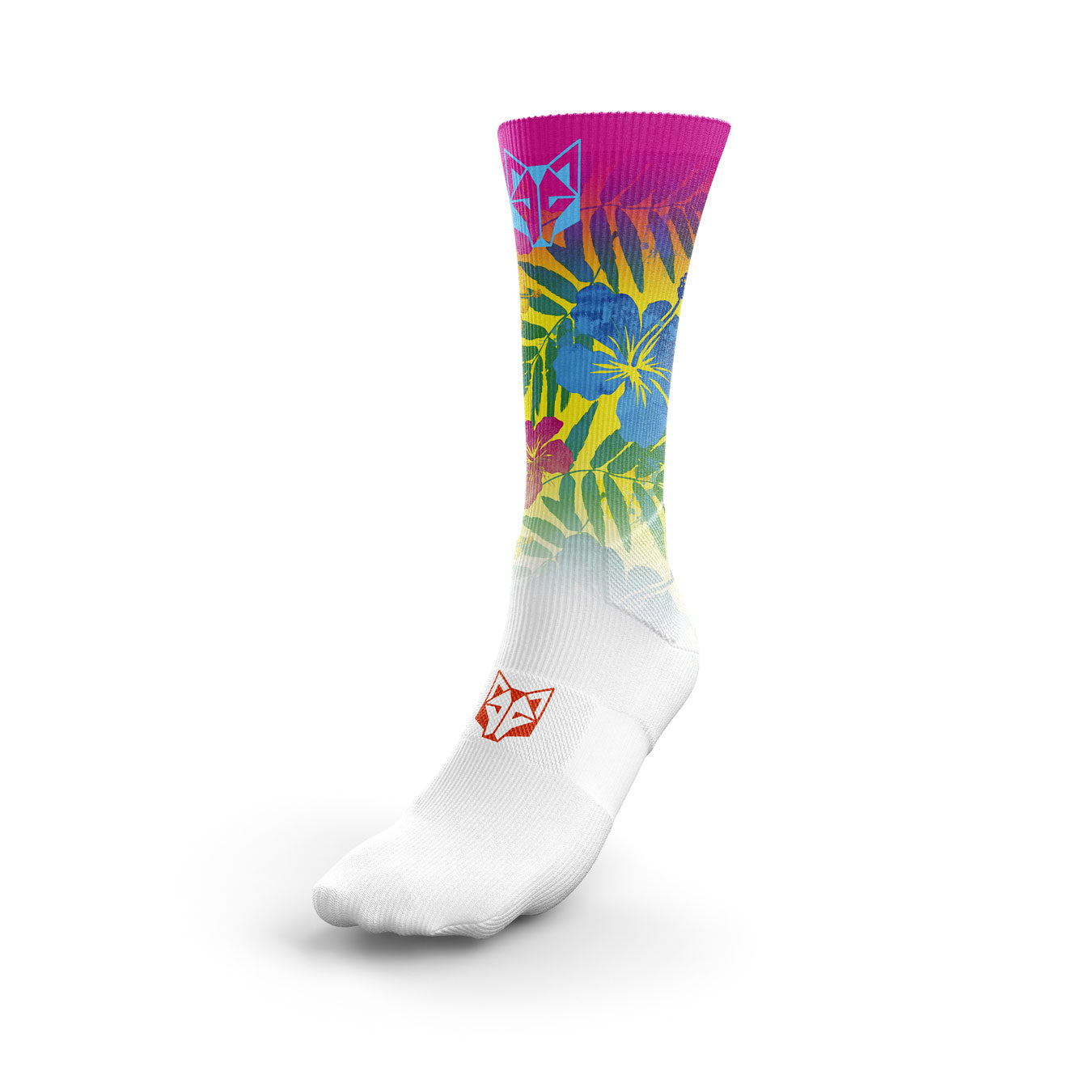 Sublimated Socks - Floral Pink