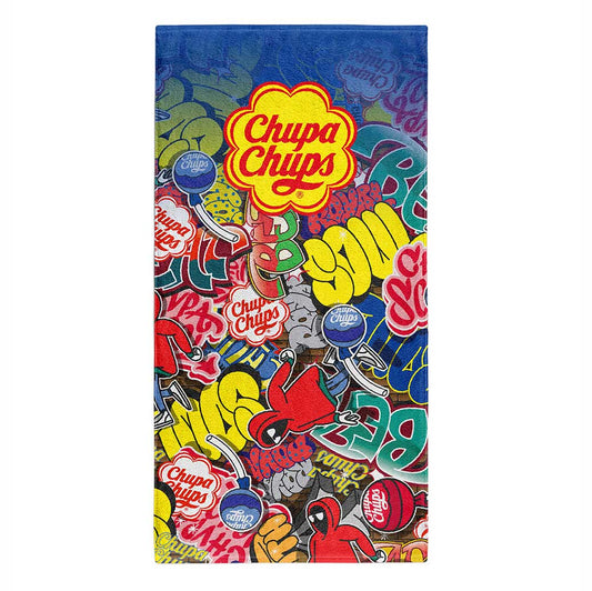 Microfiber towel - Chupa Chups Graffiti