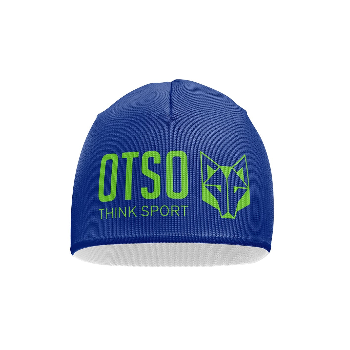 Beanie - Electric Blue &amp; Fluo Green