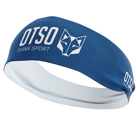 Headband - OTSO Sport Electric Blue / White 12 cm