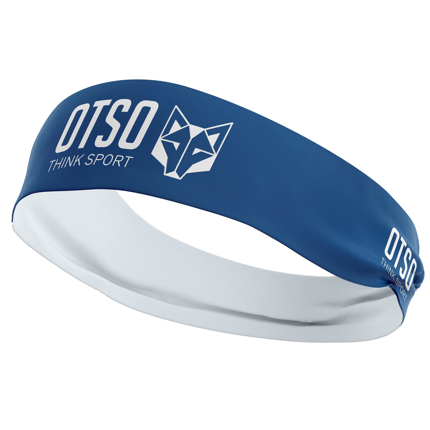 Headband - OTSO Sport Electric Blue / White 10 cm