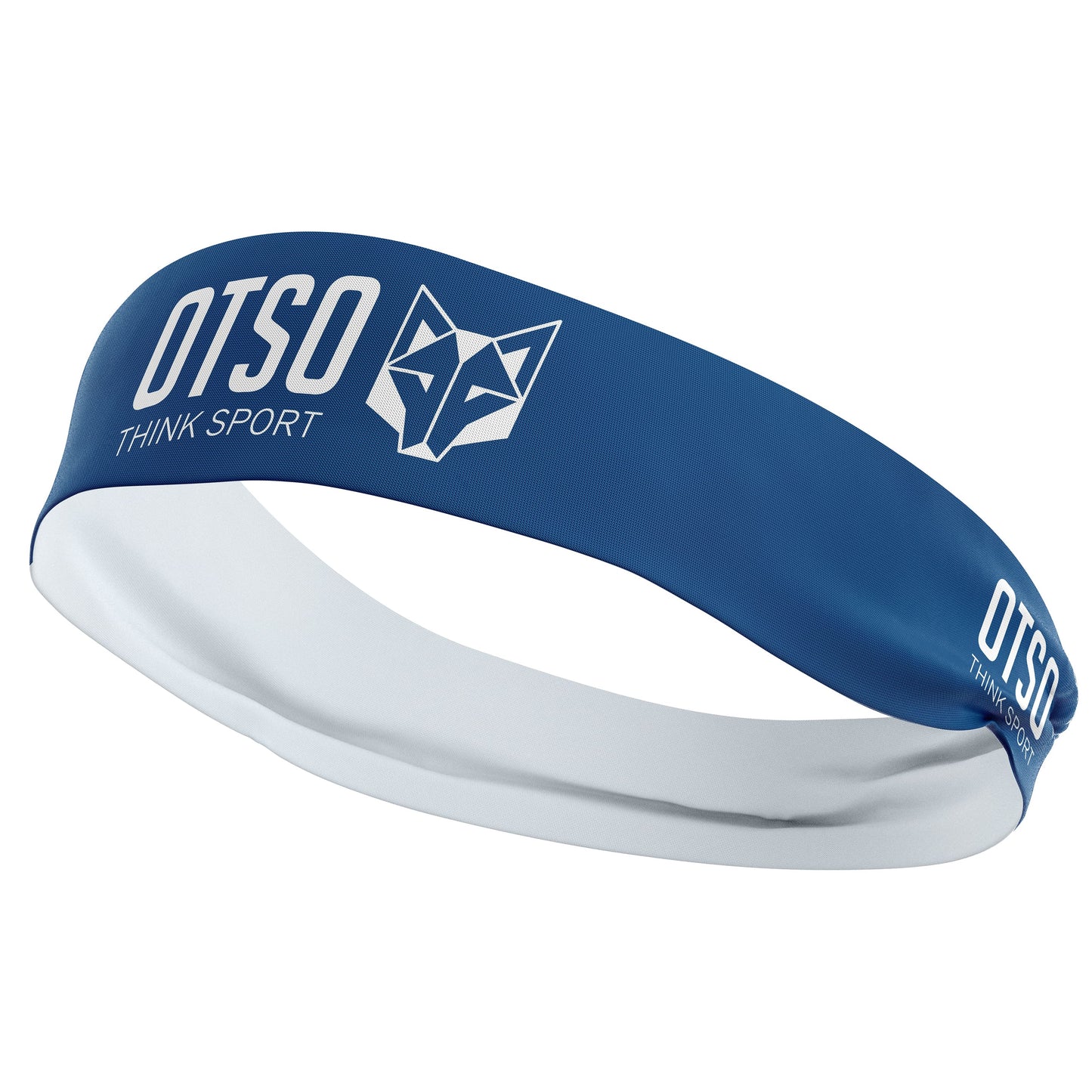 Headband - OTSO Sport Electric Blue / White 8 cm