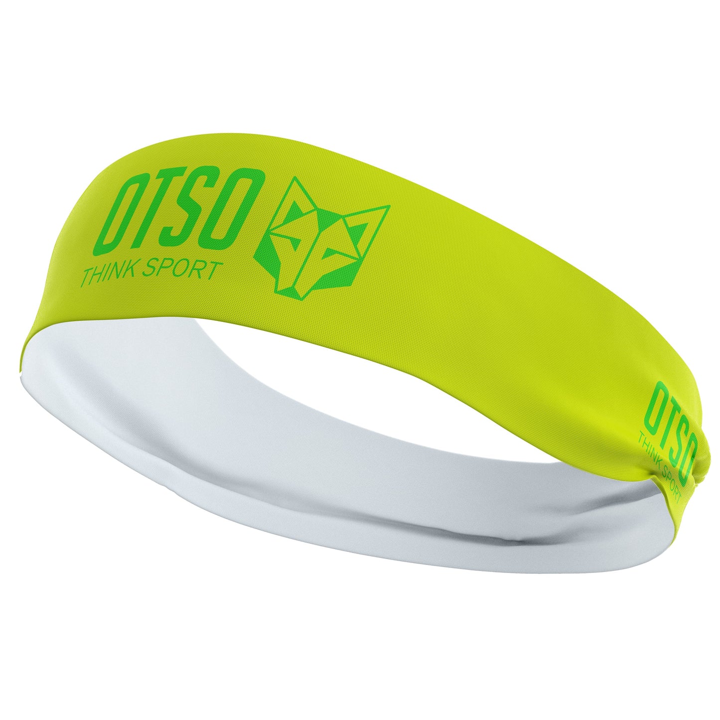 Headband - OTSO Sport Fluo Yellow / Fluo Green 10 cm