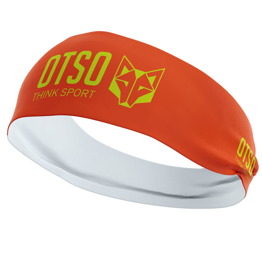 Cinta de cabeza - OTSO Sport Fluo Orange / Fluo Yellow 12 cm