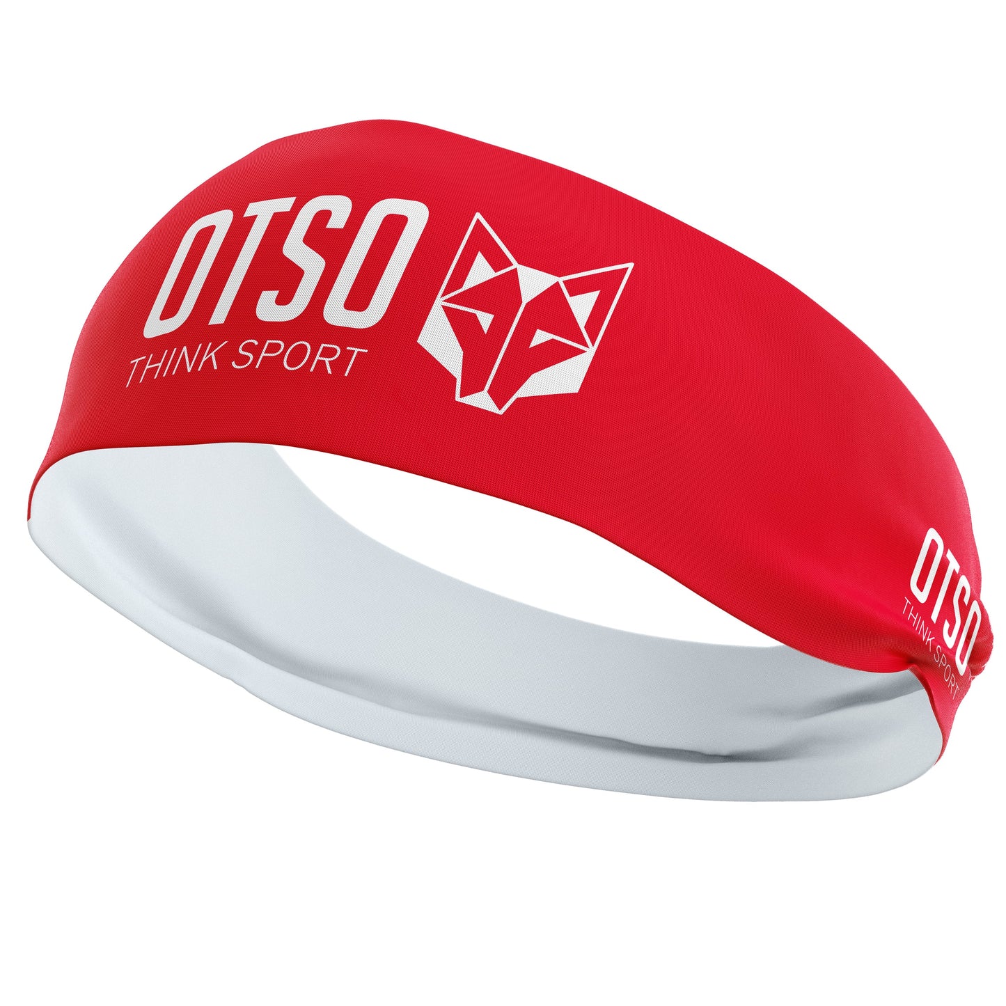 Headband - OTSO Sport Red / White 12 cm