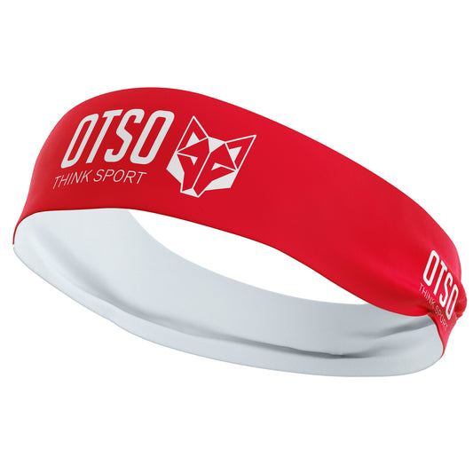 Headband - OTSO Sport Red / White 10 cm