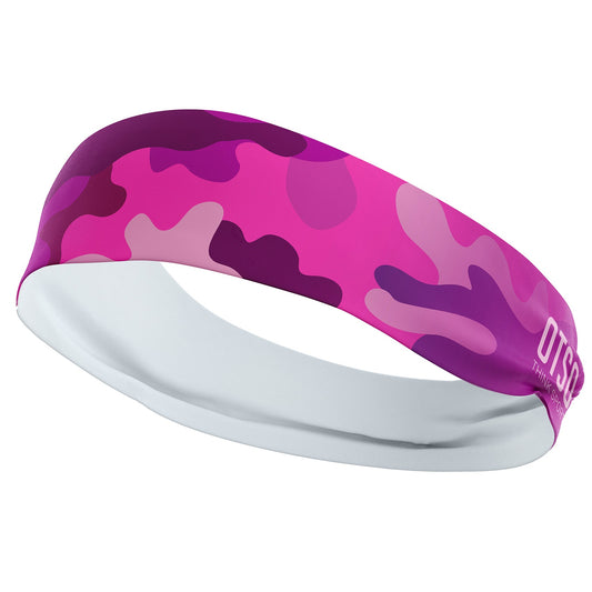 Headband - Camo Pink 10 cm