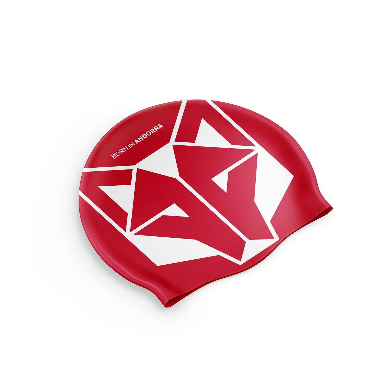 Swimming cap - Red &amp; White