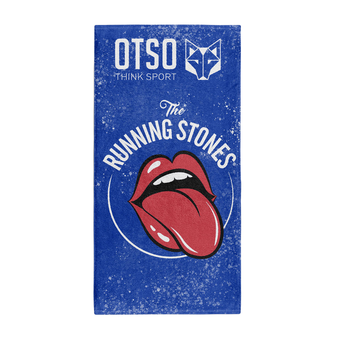 Microfiber Towel - Running Stones Blue