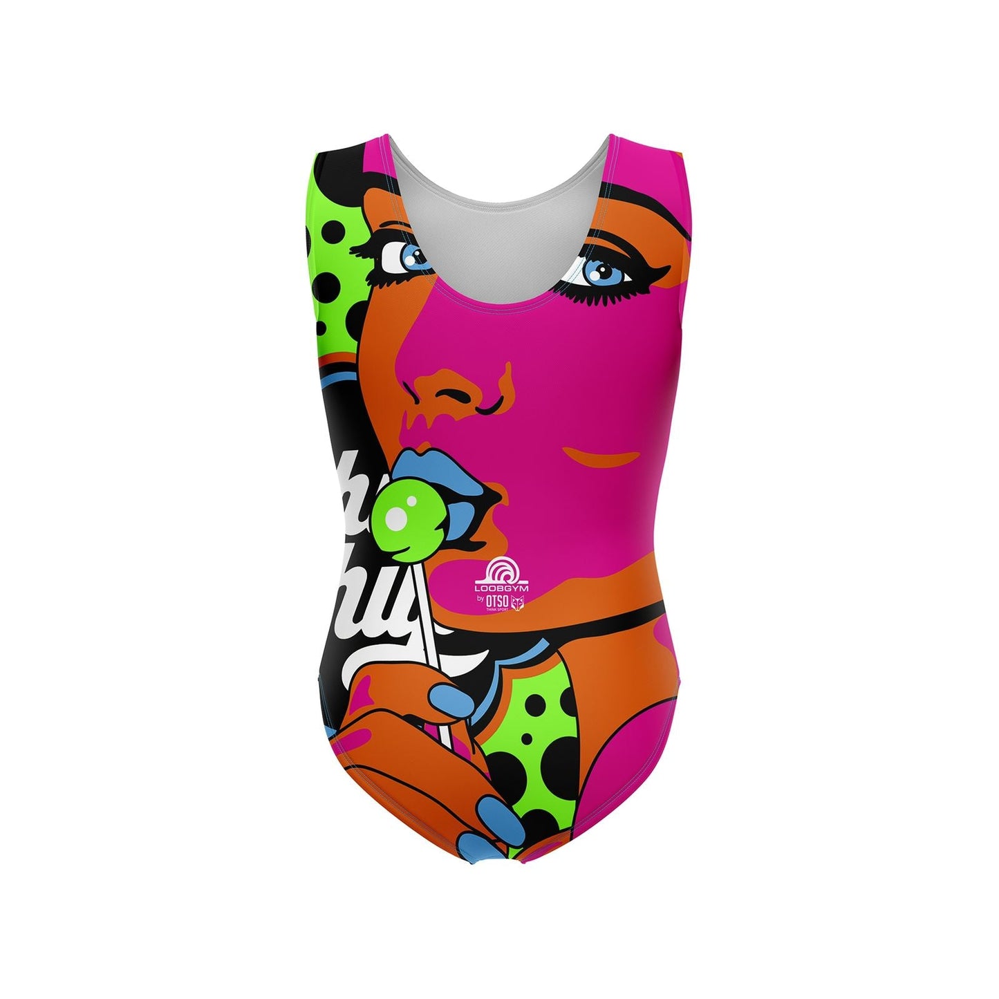 Maillot Gimnasia CHUPA-CHUPS (lycra brillante) - OUTLET