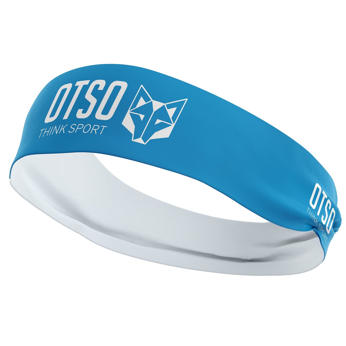 Headband - OTSO Sport Light Blue / White 10 cm