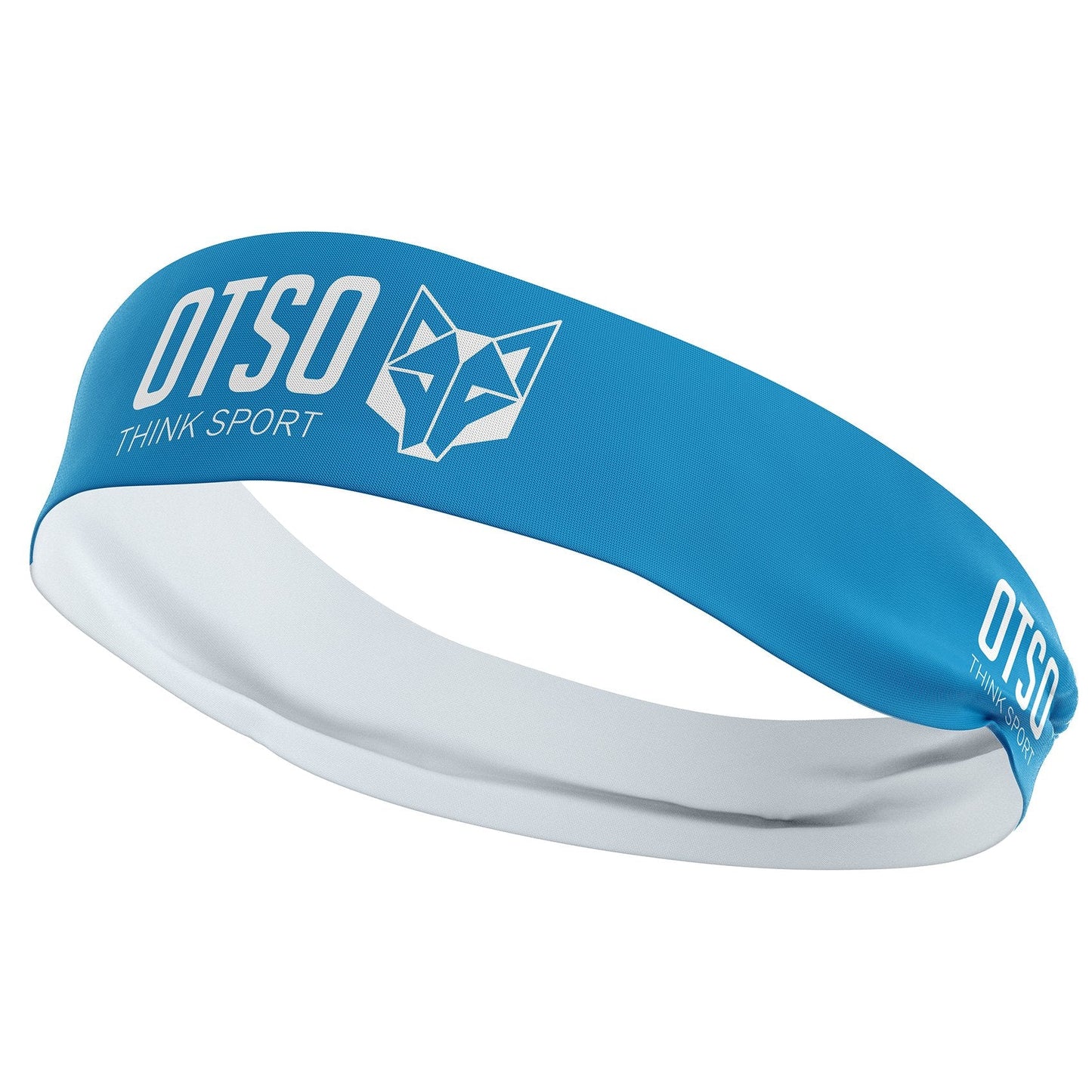 Headband - OTSO Sport Light Blue / White 8 cm