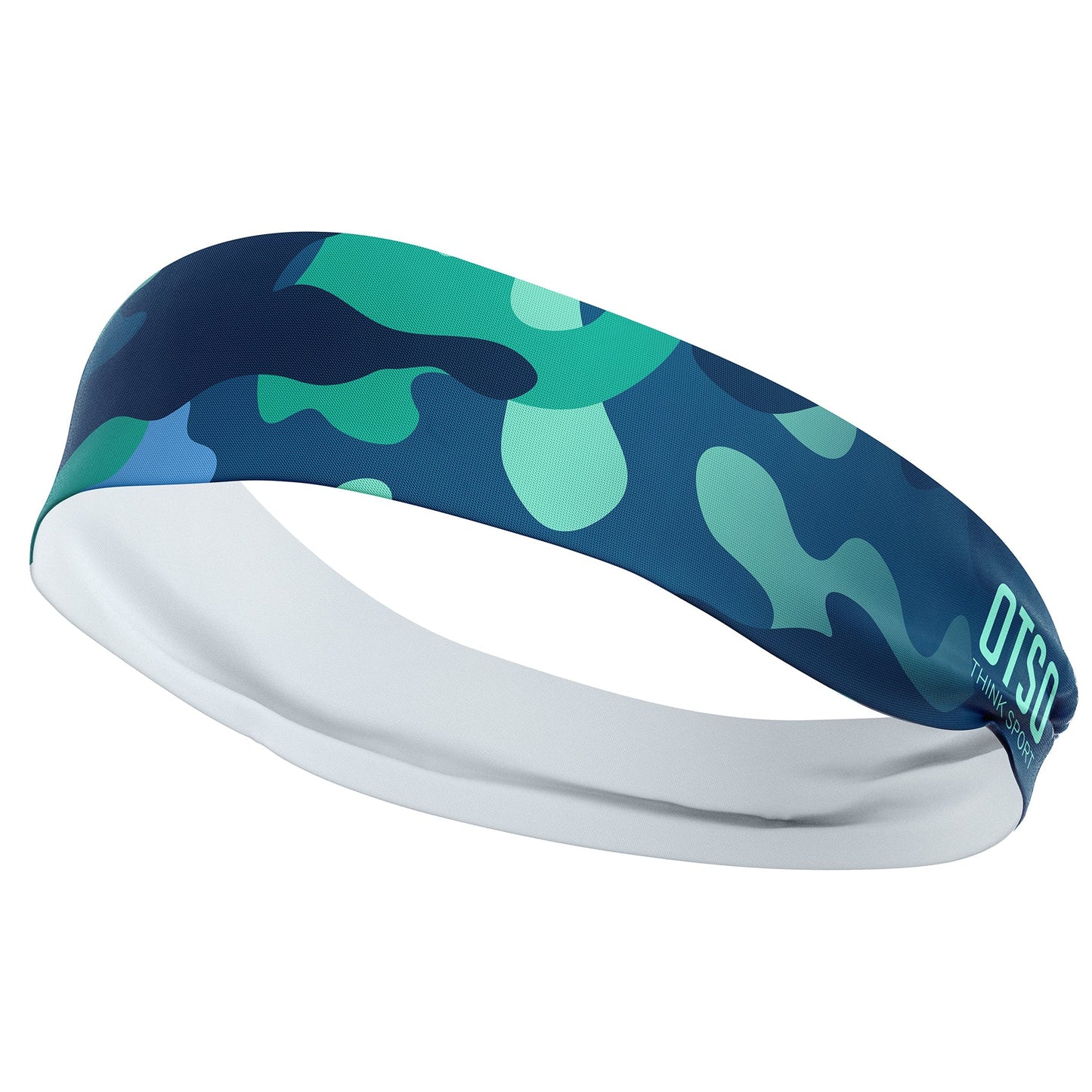 Headband - Camo Blue 8 cm