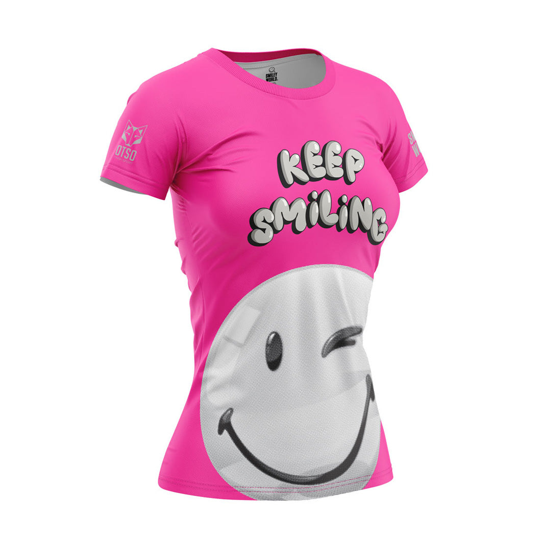 Women's short sleeve t-shirt - SmileyWorld Smiling (Outlet)